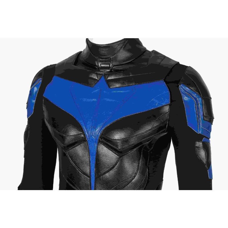 Costume Cosplay Nightwing Titans en Cuir PU pour Halloween et Fêtes
