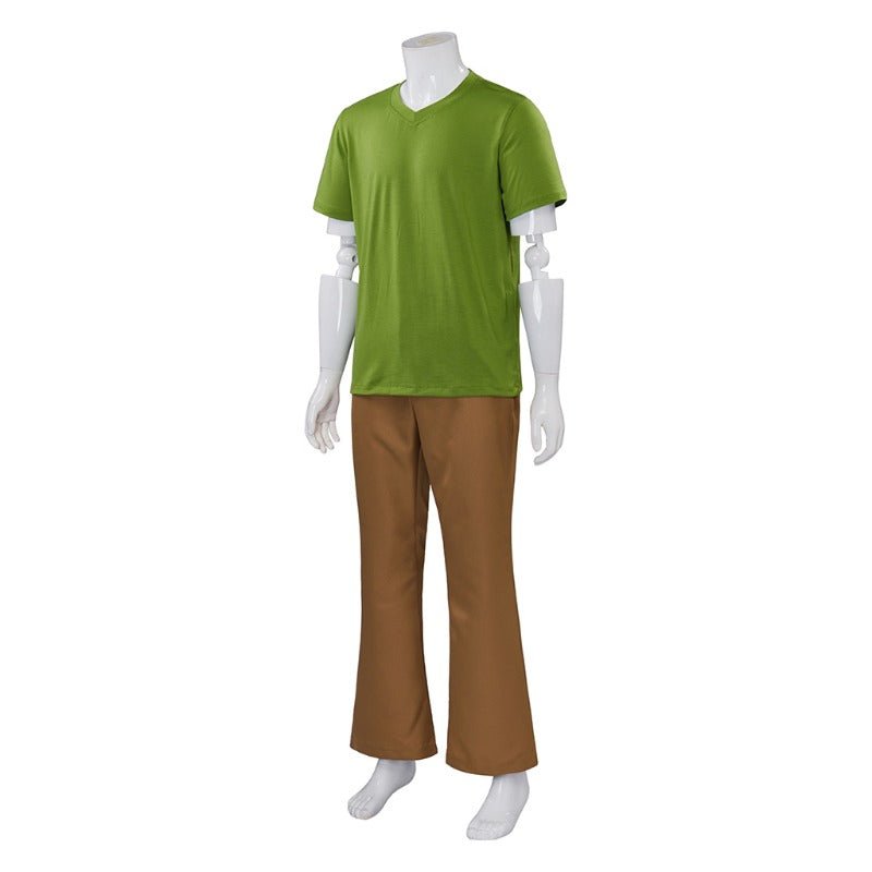 Costume Vert Débardeur pour Hommes – Déguisement Cosplay Anime pour Halloween avec Chemise et Pantalon
