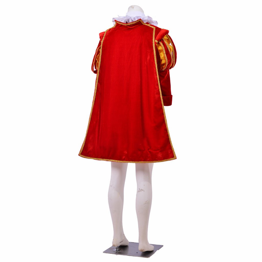 Costume de Cosplay Renaissance Tudor pour Homme - Costume de Roi de l'Ère Elizabethain avec Chapeau | L'AniMirage Série Médiévale