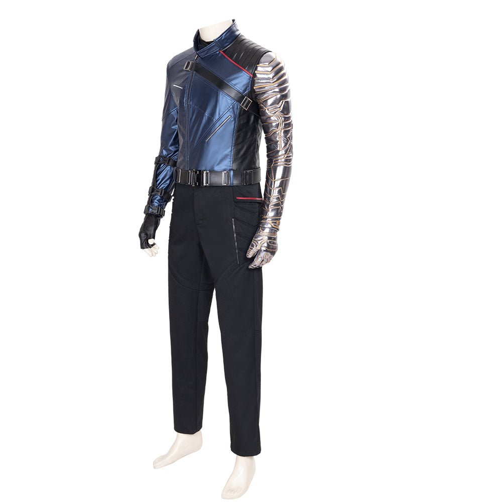 Capitaine America: Le Soldat de l'Hiver - Costume Cosplay Bucky Barnes pour Hommes