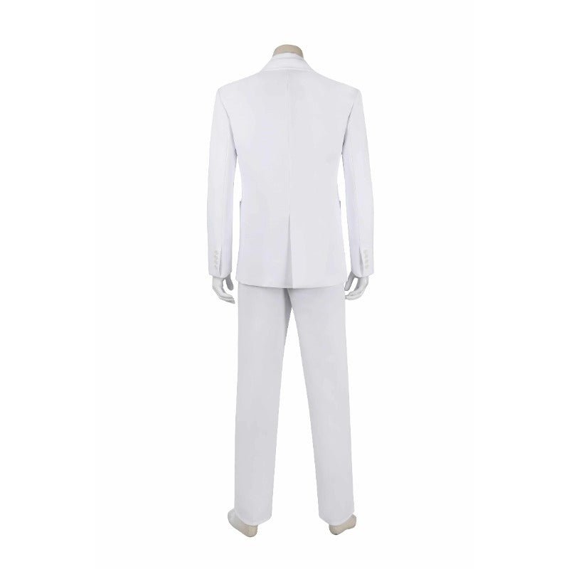 Costume Cosplay Joker 2 Arthur Fleck Blanc Complet - Costume, Chemise, Gilet, Pantalon, Cravate
