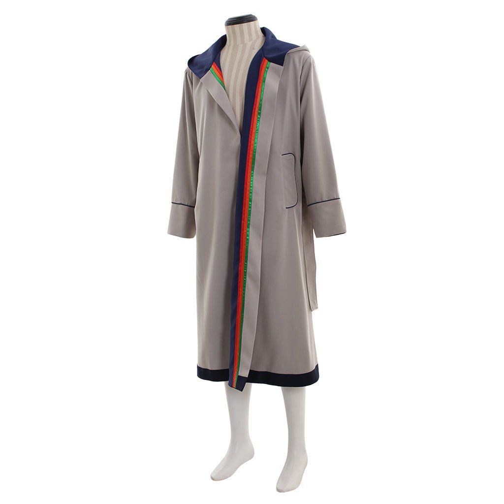 Manteau de Cosplay de la Treizième Docteure - Trenchcoat Ceinturé Ajusté