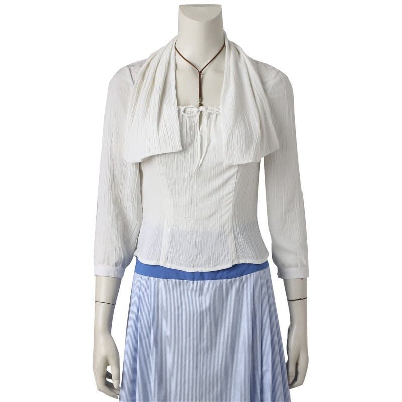 Costume de Femme de Chambre Blue Belle - Cosplay Anime La Belle et la Bête pour Spectacles & Fêtes
