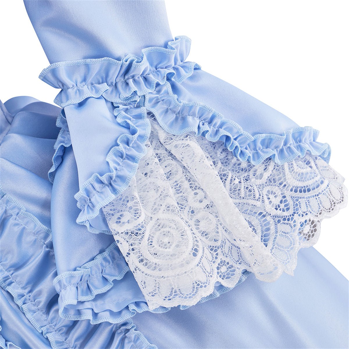 Robe Rococo Bleu Clair – Costume Cosplay Élégant pour Enthousiastes