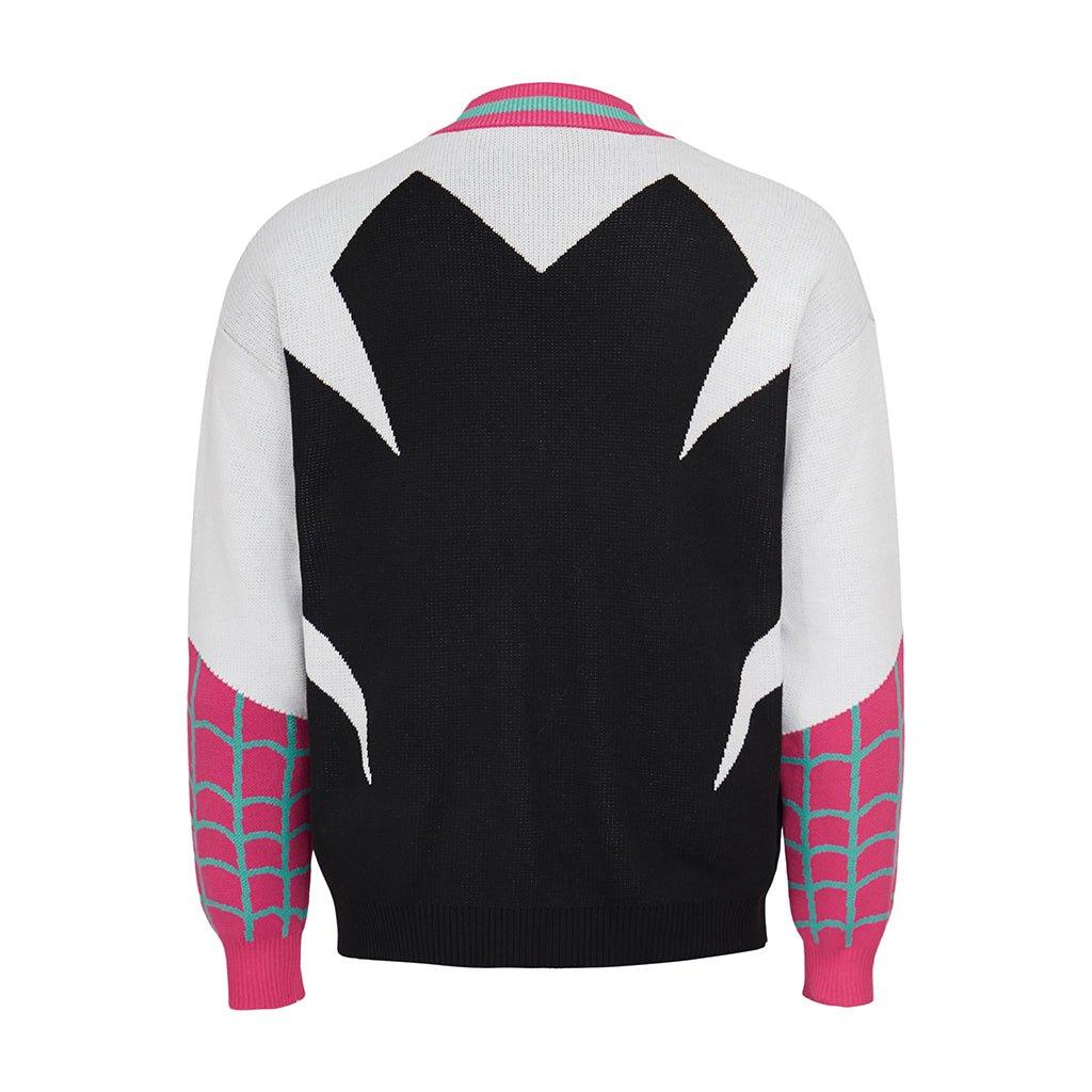 Costume Cosplay Gwen Cardigan Tricot | Col V Uni-Sexe pour Usage Quotidien, Halloween, Carnaval