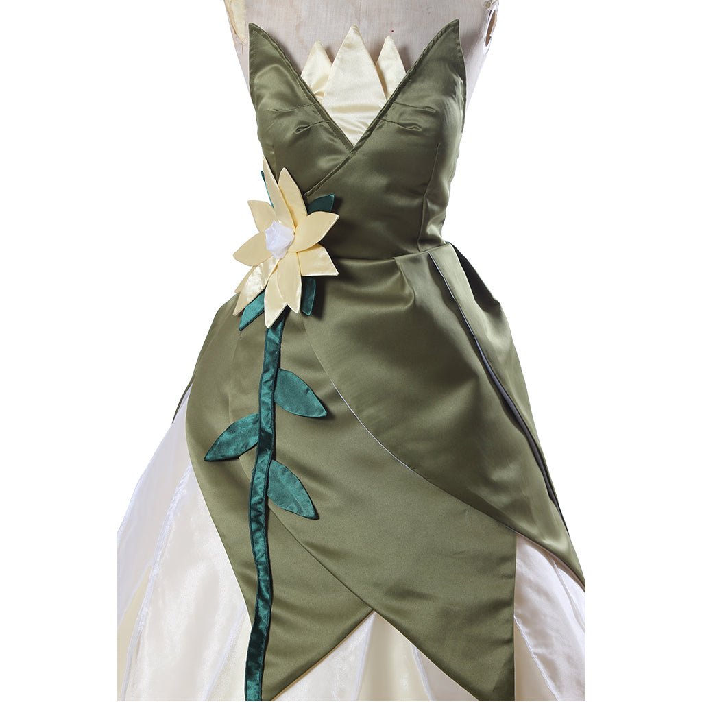 Robe Cosplay Princesse Tiana pour Adulte | Costume Disney Série