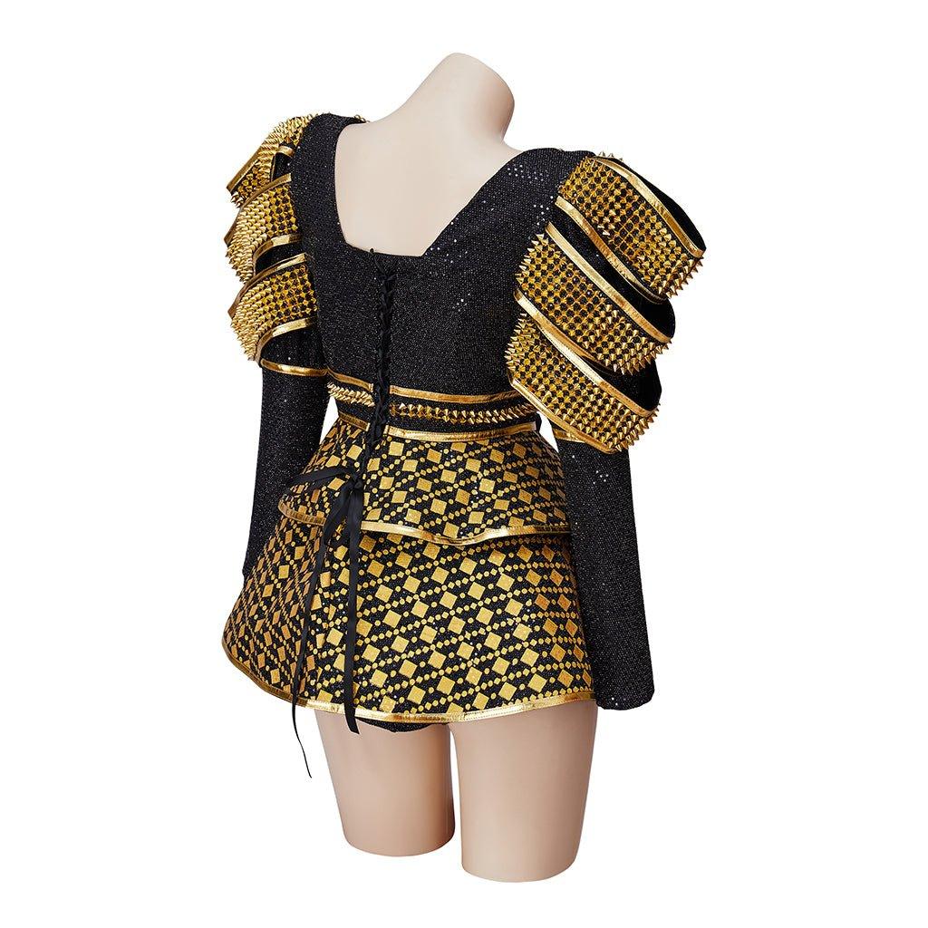 Costume Catherine d'Aragon | Robe Cosplay Six The Musical | Tenue de Théâtre Broadway pour Femmes