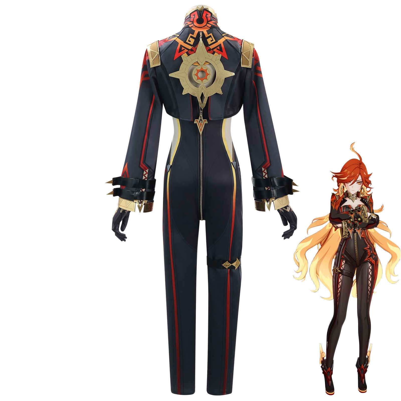 Costume Cosplay Genshin Impact Mavica – Style Officiel, Haut de Gamme