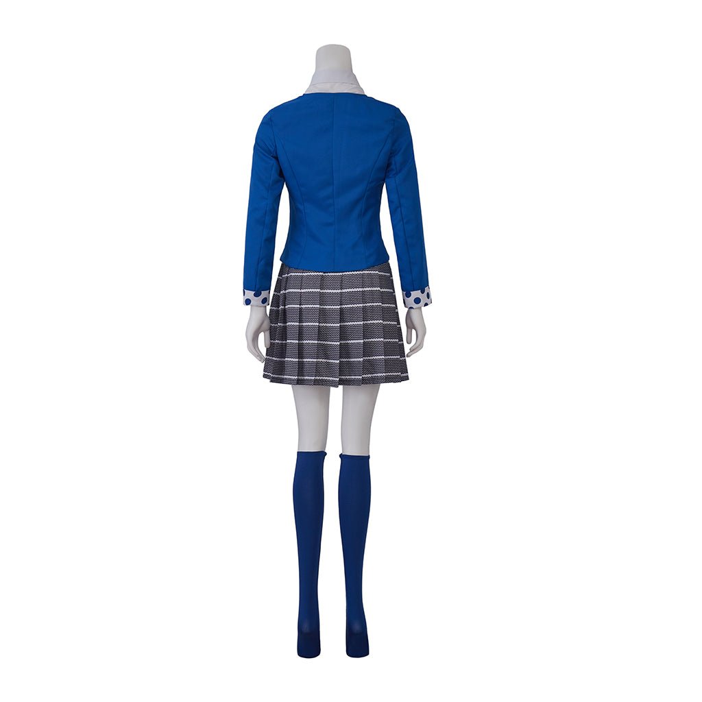 Costume Cosplay Heathers Bleu Uniforme JK Femme Fille pour Conventions et Halloween