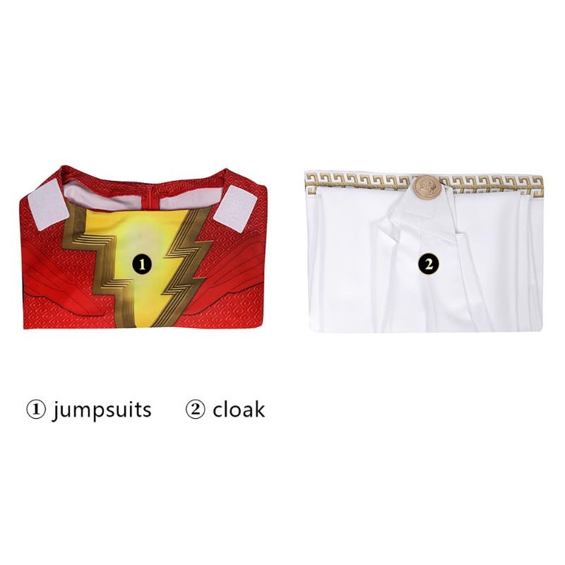 Nouveau Costume Cosplay Billy Rouge Power Rangers pour Enfants - Combinaison Zentai et Cape pour Halloween