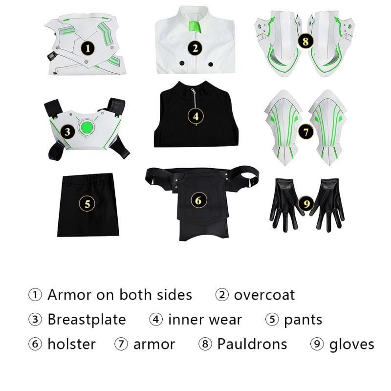 Costume Cosplay Sephiroth FF7 Crise Éternelle - Manteau Blanc de Haute Qualité pour Halloween et Fêtes