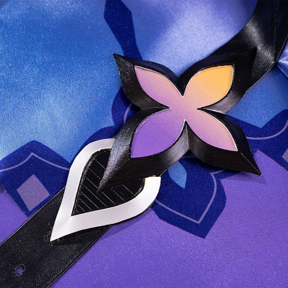 Costume Cosplay Black Swan Honkai Star Rail | Robe Violette Perruque Accessoires Jardin de la Réminiscence