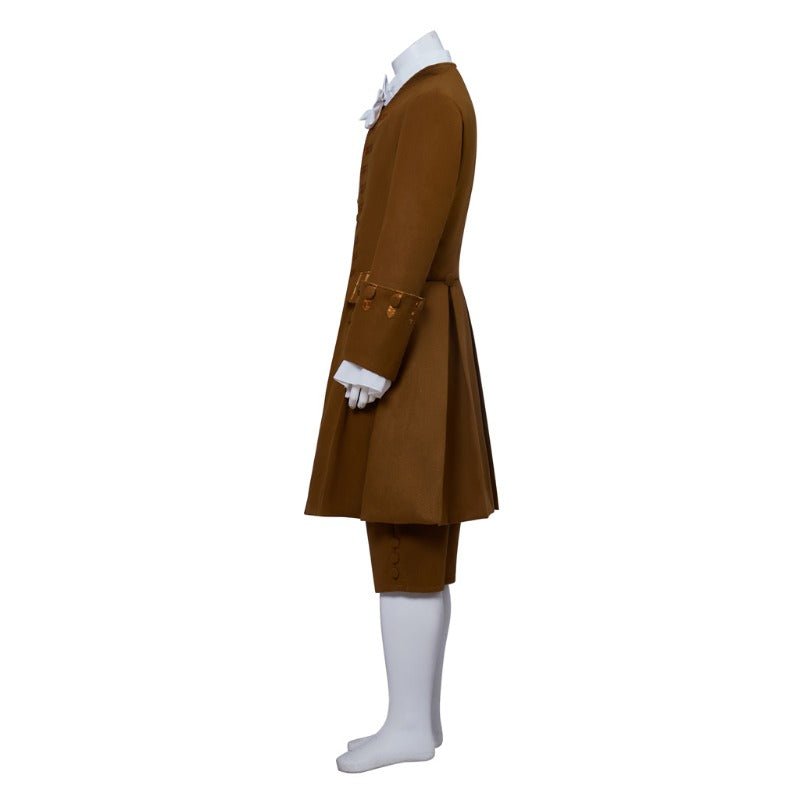Nouveau Manteau Brun du 18e Siècle - Costume Cosplay Style Militaire Colonial Édouardien
