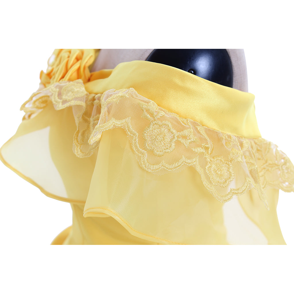 Costume Cosplay Belle - La Belle et la Bête | Robe Princesse Disney pour Halloween et Événements