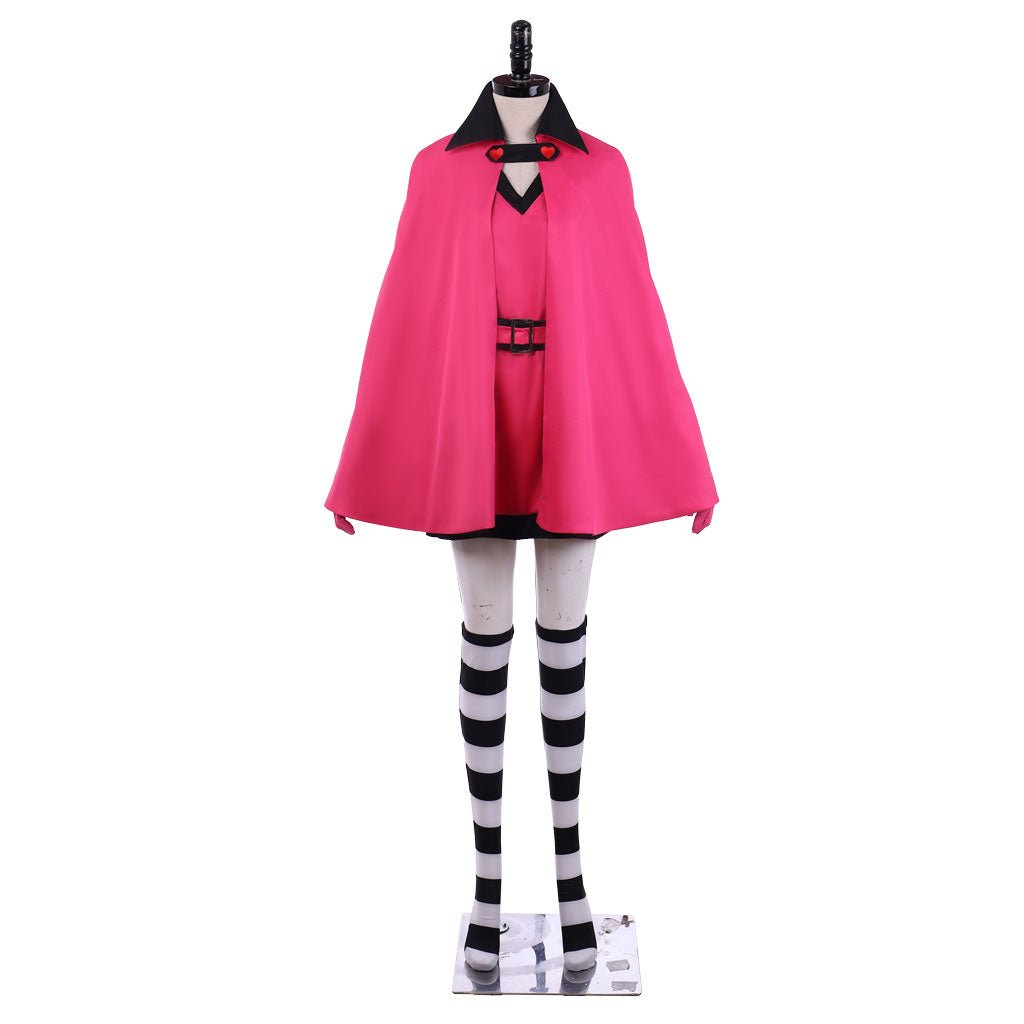 Costume Cosplay Robe Rose et Cape de Chocolat Meilleure de Sugar Sugar Rune avec Chapeau