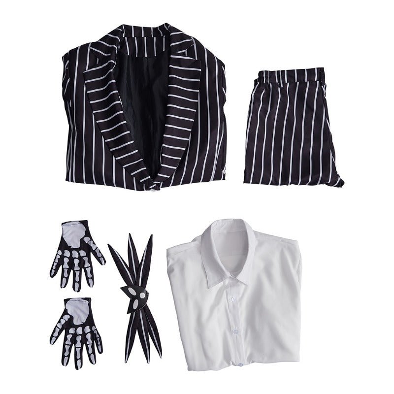 Costume Cosplay Jack Skellington - Veste et Pantalon pour Halloween