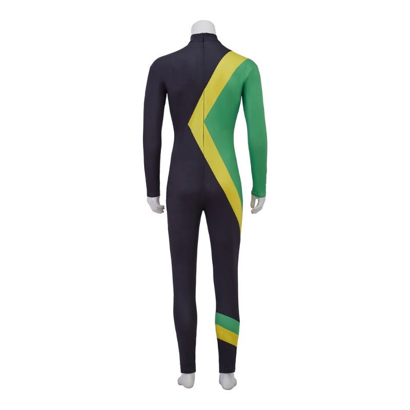 Combinaison Cosplay Équipe Jamaïcaine de Bobsleigh Cool Runnings pour Adultes