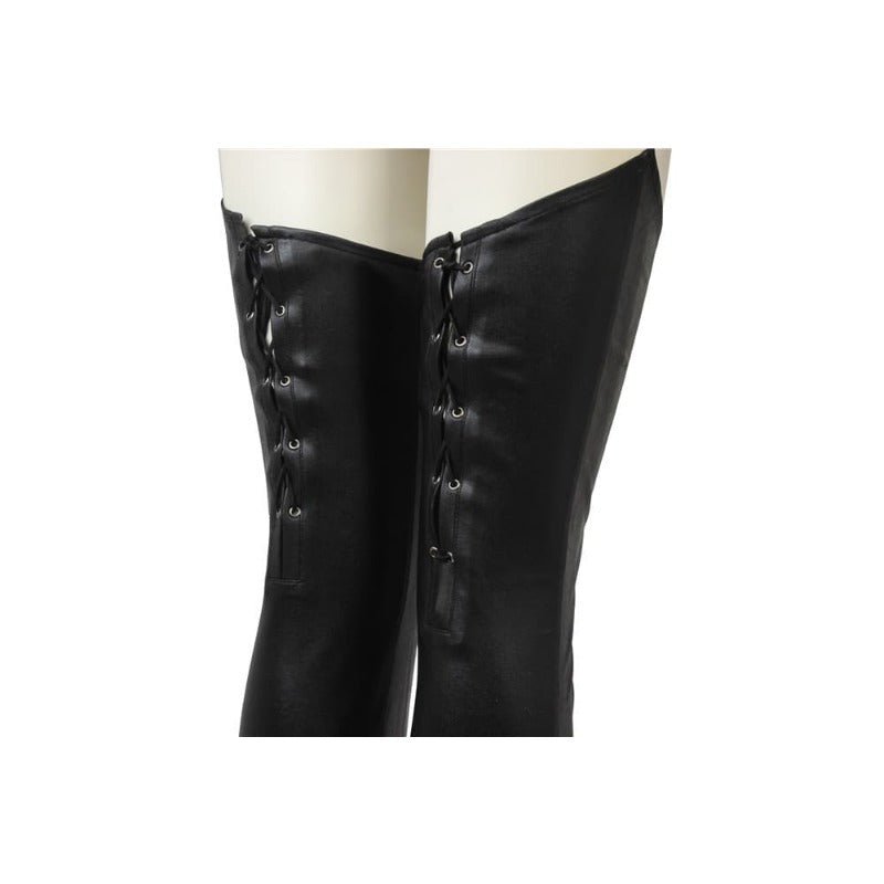 Costume de Superhéroïne Ms.Shiny - Ceinture Rouge Cosplay Film Halloween pour Femmes