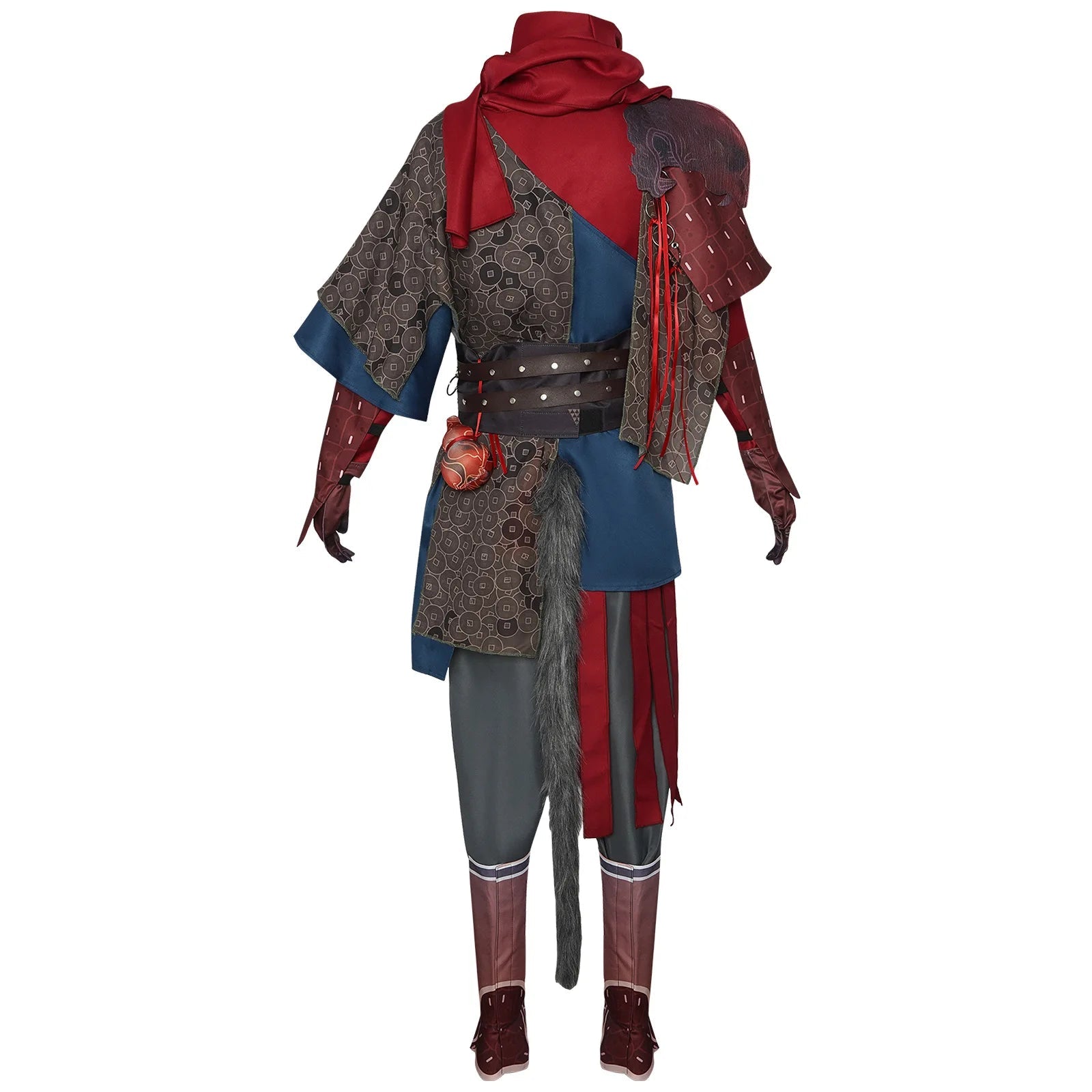 Costume Cosplay Wukong Noir Mythe Jeu pour Adultes et Enfants - Roi Singe Costume pour Halloween et Carnaval