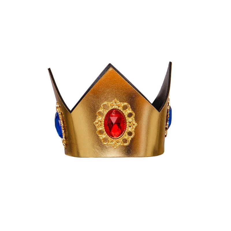 Robe Cosplay Rosalina avec Couronne - Costume Princesse Daisy pour Halloween & Fêtes