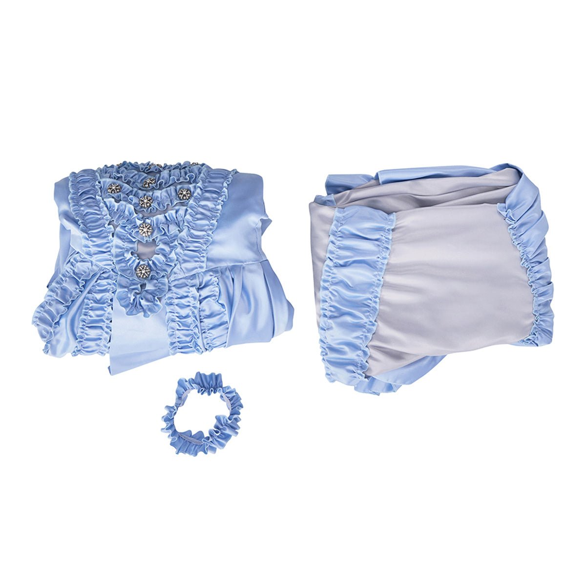 Robe Rococo Bleu Clair – Costume Cosplay Élégant pour Enthousiastes