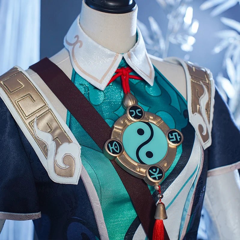 Costume Cosplay Huohuo de Honkai Star Rail - Robe de Fille Foxian de la Xianzhou Luofu pour Halloween, Carnaval et Fêtes