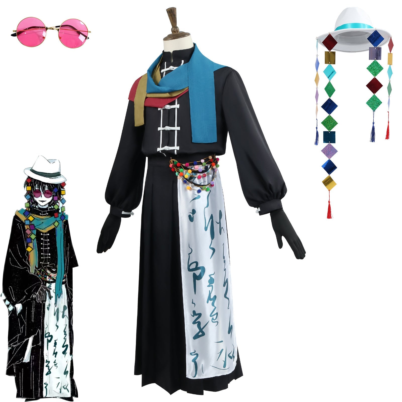 Histoire de Fantôme de la Septième Nuit – Costume Cosplay Che Fuzhao & Hua Qing