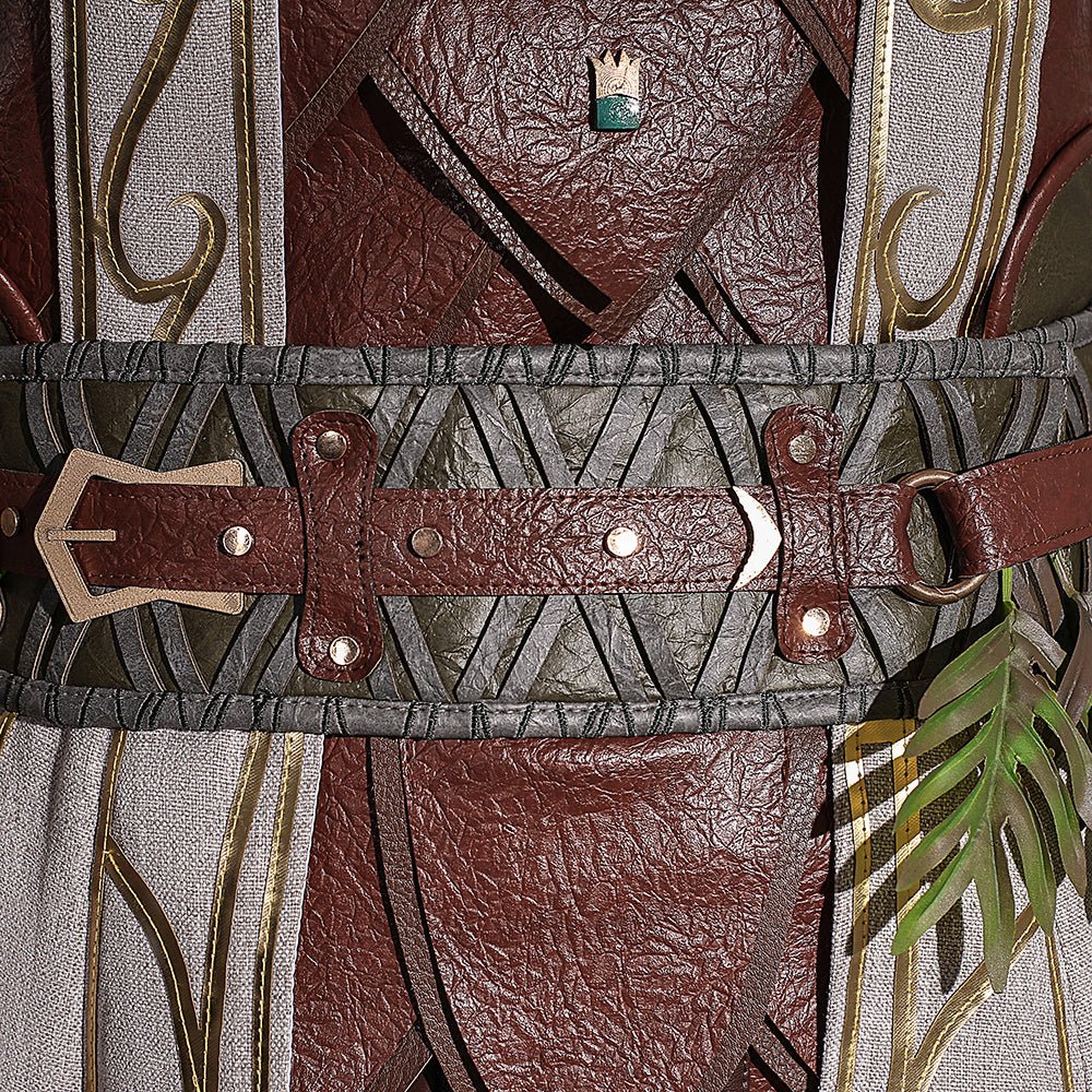 Costume Cosplay Halsin de Baldur's Gate 3 - Tenue de Personnage de Jeu de Haute Qualité
