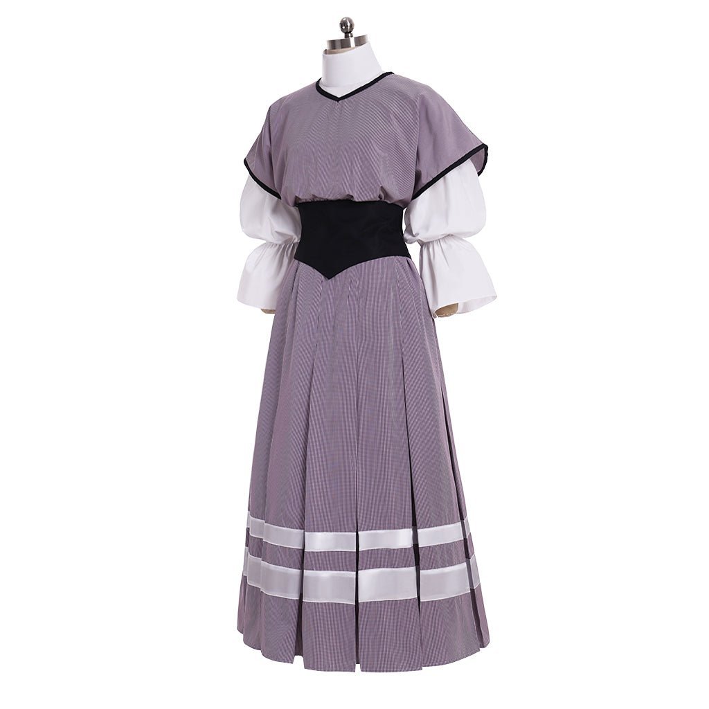 Robe Médiévale Victorienne Edwardienne Coloniale pour Femmes – Costume de Bal sur Mesure pour Carnaval & Événements