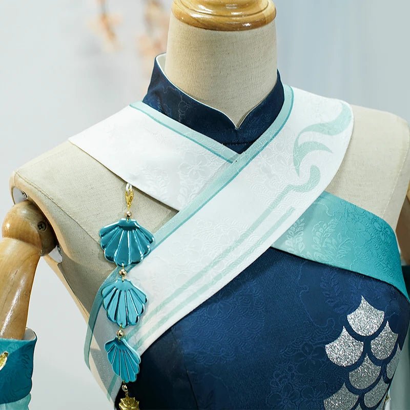 Costume Cosplay Madame Ping de Genshin Impact pour Femme - Robe d'Uniforme pour Jeu de Rôle et Halloween