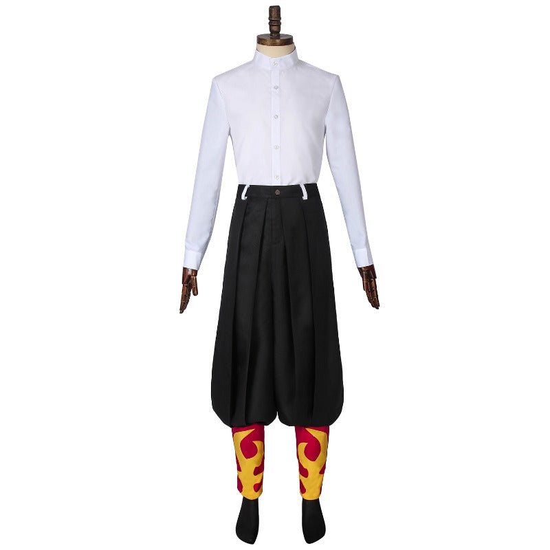 Costume Cosplay Demon Slayer: Kyojuro Rengoku - Incarnez la Puissance du Pilier de Flamme