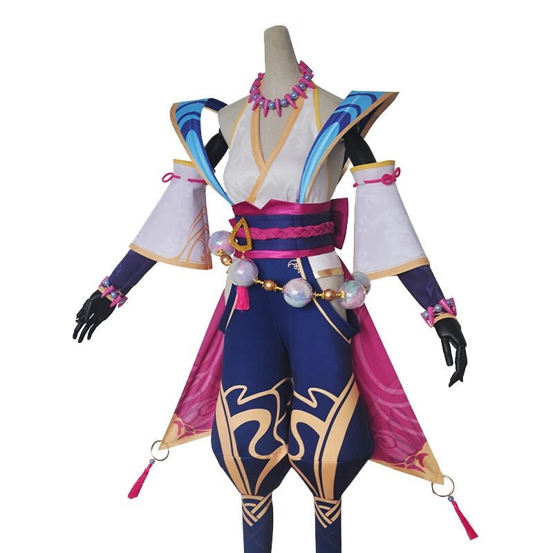 Costume Cosplay LOL Spirit Blossom Syndra Robe Femme Kimono Ensemble Complet