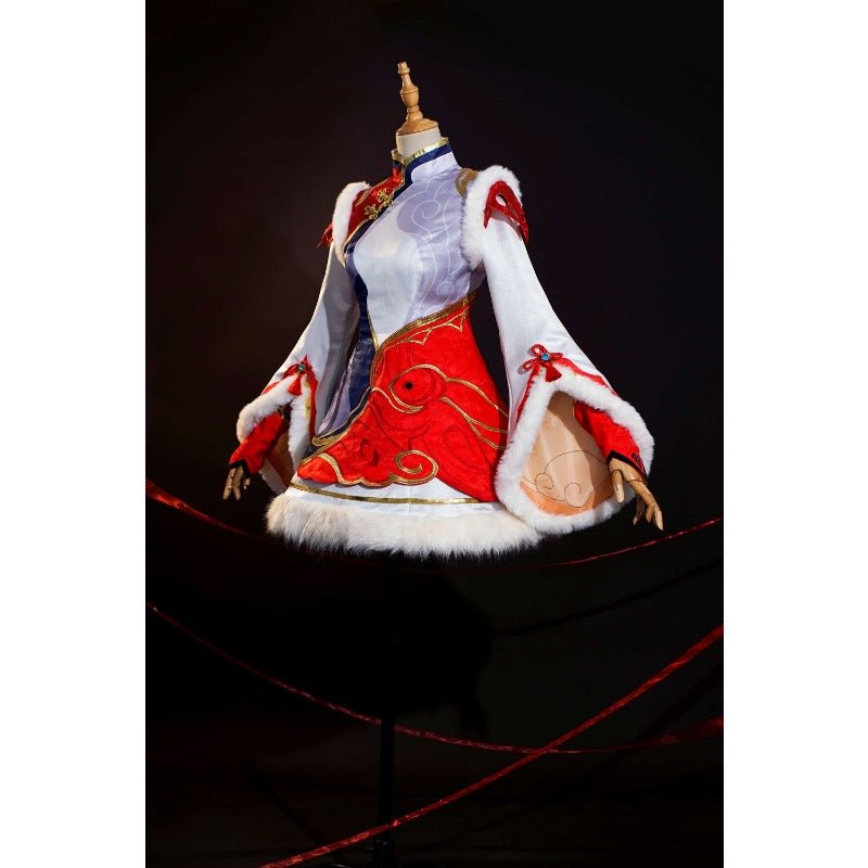 Robe Cosplay Fée Seraphine de League of Legends pour Femmes - Costume Halloween