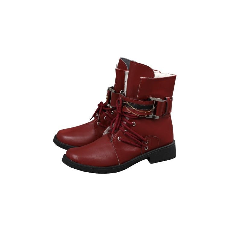 Costume Cosplay Tifa Lockhart - Perruque, Chaussures, Accessoires, Tenue Halloween Final Fantasy VII