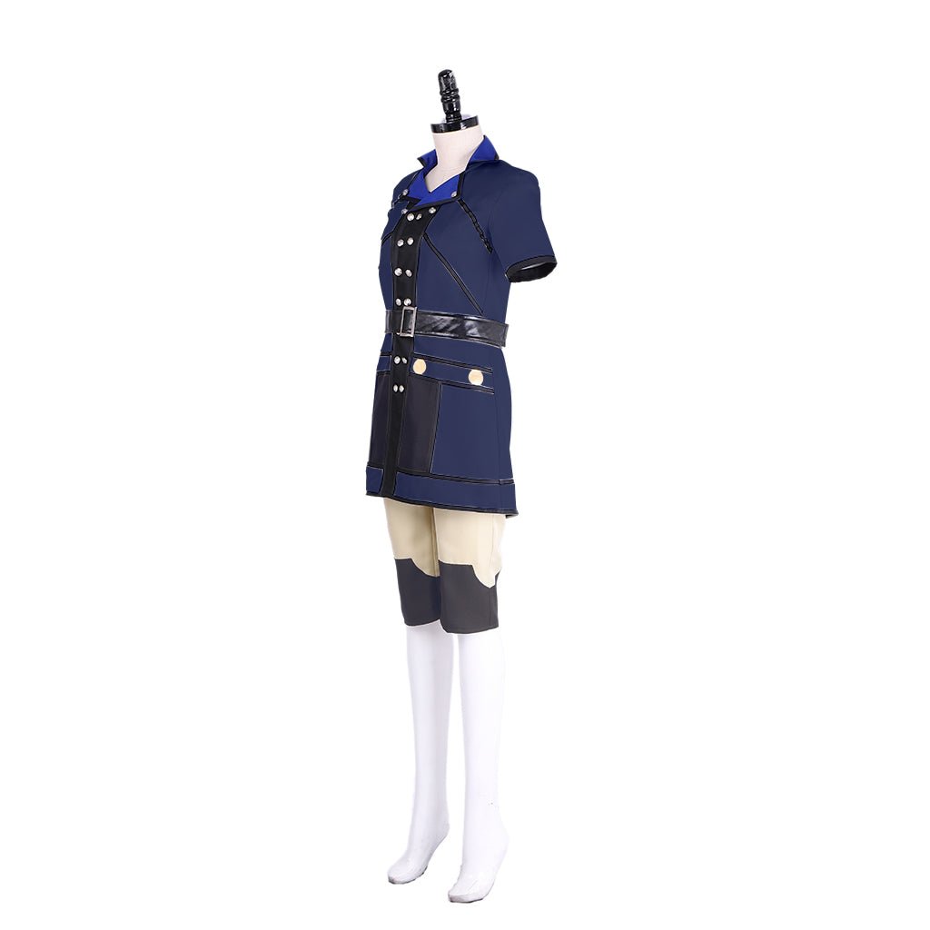 Costume Cosplay Lann Final Fantasy - Veste, Pantalon, Ceinture Ensemble Complet | Tenue de Jeu FF