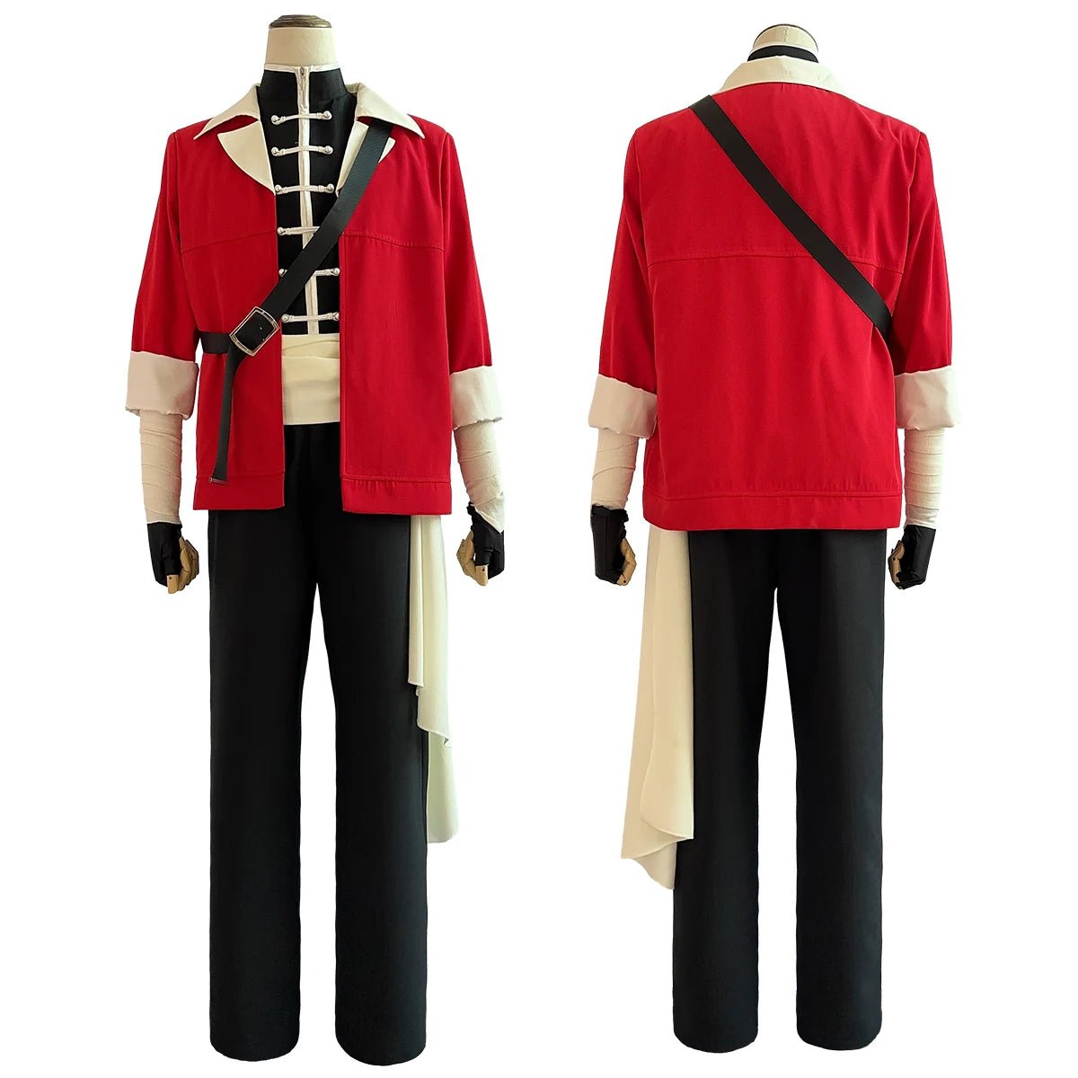 Costume Cosplay Stark de Frieren: Beyond Journey's End - Perruque, Veston sans Manches, Pantalon