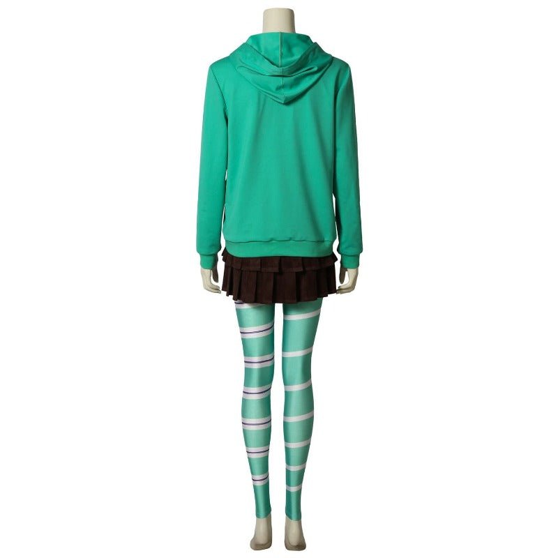 Costume Cosplay Vanellope Von Schweetz pour Enfants et Adultes - Tenue Wreck-It Ralph