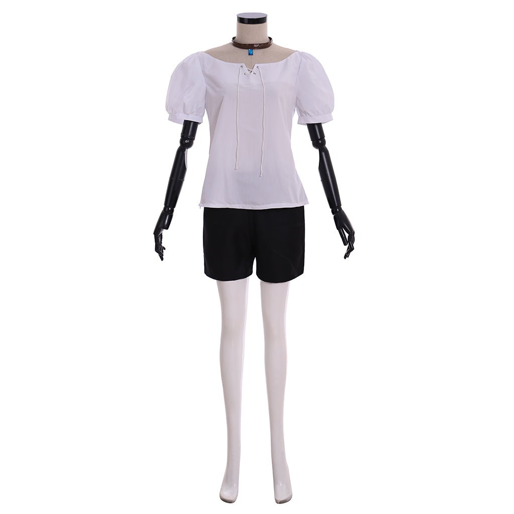 Costume Cosplay Linkle Elfe Ensemble Complet avec Cape Verte, Chemise, Pantalon et Jupe