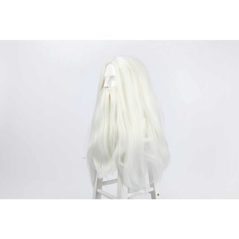 Costume Cosplay Gandalf le Blanc du Seigneur des Anneaux Complet avec Cape et Chaussures