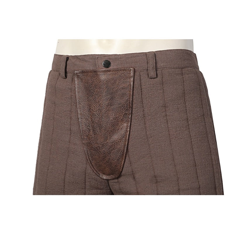 Costume Cosplay Geralt de Rivia Witcher 3 Veste en Cuir Tenue de Héros Chasse Sauvage pour Halloween