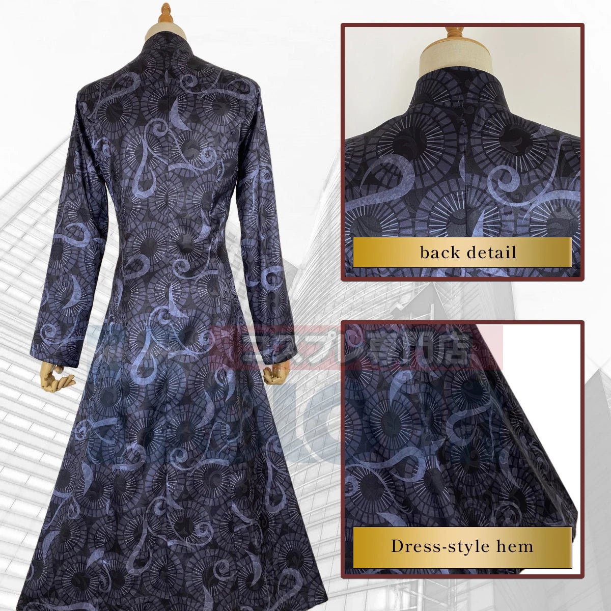 Costume Cosplay Tokyo Revengers Emma Sano Robe Noire - Style Anime Modeste pour Noël et Halloween