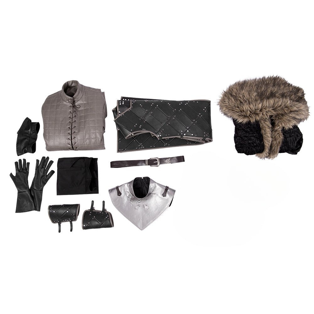 Costume Cosplay Jon Snow Saison 8 Game of Thrones - Qualité Premium