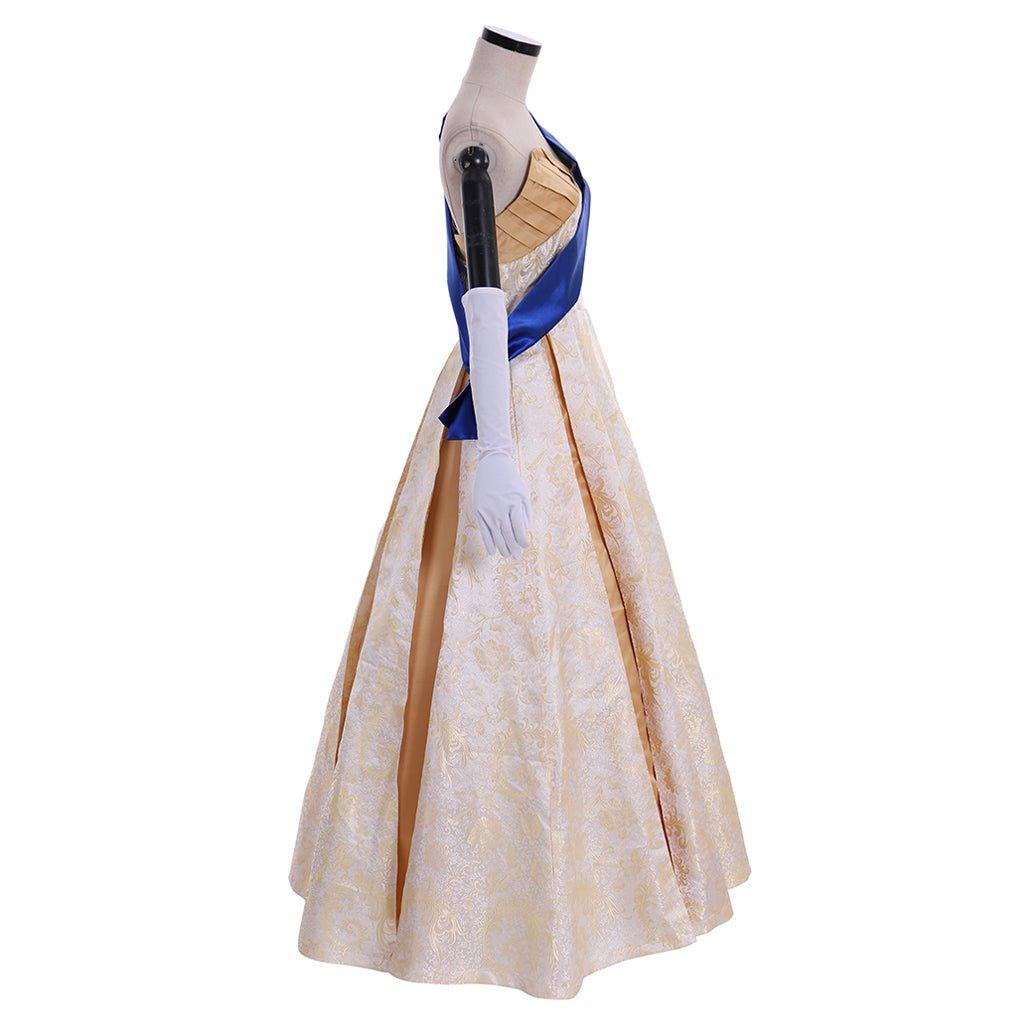 Robe de bal Reine Elizabeth Saison 2 Couronne | Costume Cosplay Robe de Mariée Princesse pour Femmes