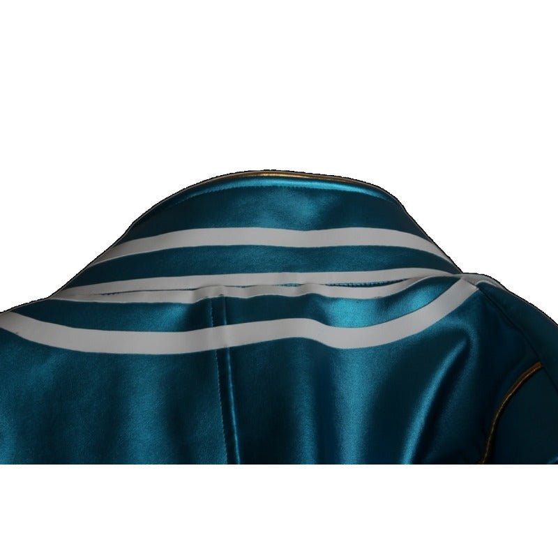 Manteau en cuir Vergil Cosplay Devil May Cry 3 Costume pour Halloween et Carnavals