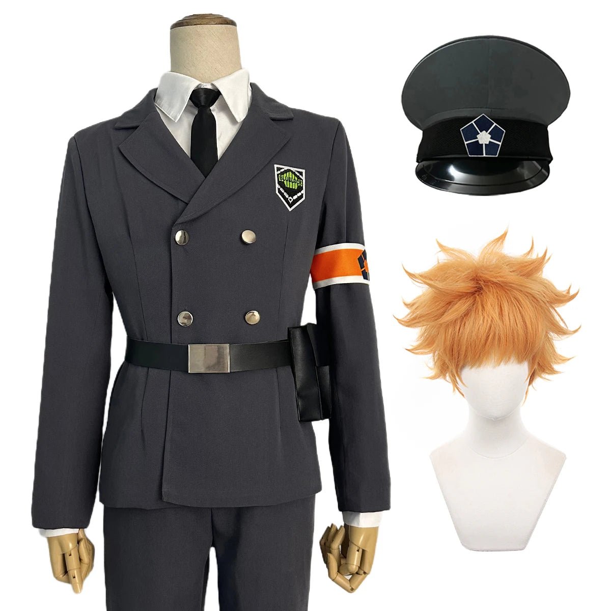 Costume Cosplay Gardiens de l'Exposition Blue Lock Rin Itoshi Isagi Bachira Nagi Chigiri Reo Barou Kunigami avec Perruque et Filet Rose