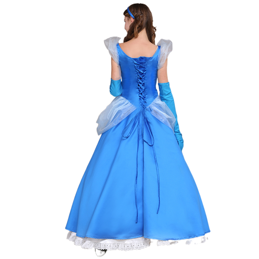 Série de Costumes Cosplay Disney Cinderella: Princesse, Prince, Belle-mère et Domestique