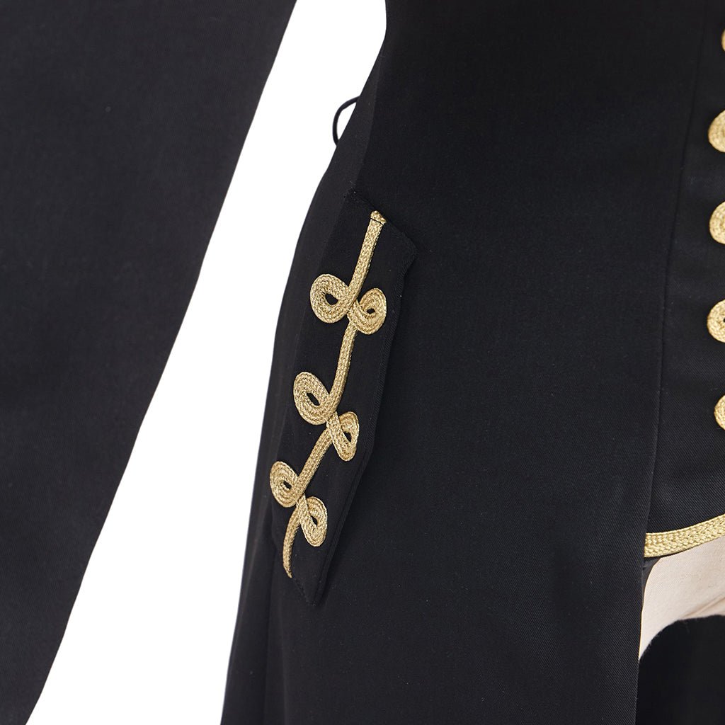 Manteau Militaire Long Style Punk pour Femmes - Costume de Cosplay