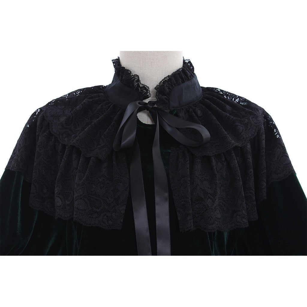 Blouse Lolita Sans Bretelles en Mousseline avec Manches Trompette pour Femmes et Filles