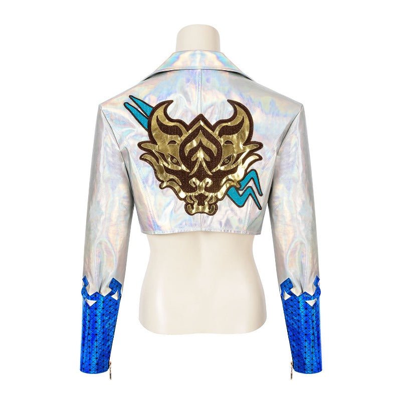 Costume Cosplay Akali KDA L'Assassin Rogue pour Halloween, Noël et Comic Con