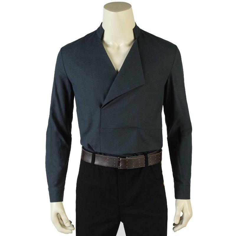 Costume Cosplay Han Solo - Veste en Suède, Ceinture en Cuir & Holster Ensemble Complet pour Halloween